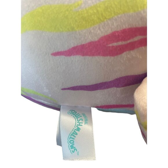 Squishmallows Unicorn Atoosa the Cat Plush 11" Striped Pink Pastel - Picture 3 of 3